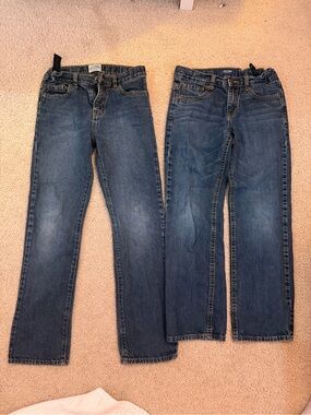 Old Navy Kids Dark Blue Denim Jeans Pair